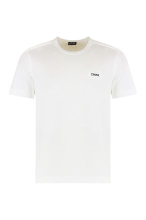 Ermenegildo Zegna T-Shirt Round Neck In Cotton