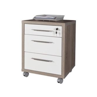 Composad Disegno cassettiera 3 cassetti 45X48,5X63 i rovere bianco Composad 1,0 pz