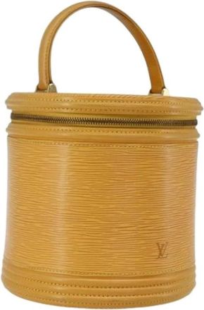 Louis Vuitton Pre-owned Bucket Bags, female, Yellow, Size: ONE SIZE Pre-owned Vintage Bucket Bag