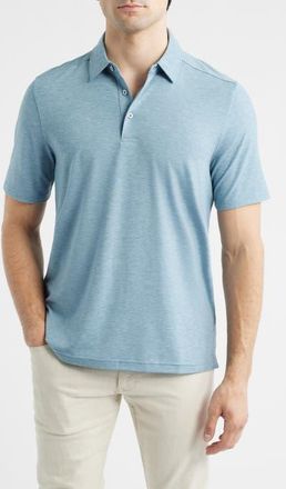 Johnston & Murphy XC Apex Performance Polo in Green Heather at Nordstrom, Size Xx-Large