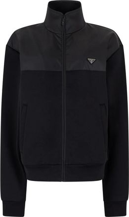 Prada Fepa Sweatshirt - Heren - Vesten met rits - Zwart - L - Katoen - Hoodies & sweatvesten
