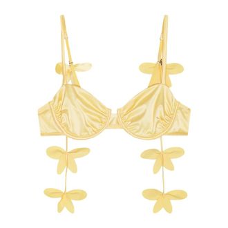 Rotate ROTATE Birger Christensen, Bras, female, Yellow, Size: 36B US Underwire Bra