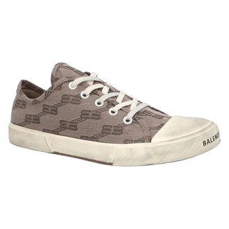 Balenciaga Mens Paris Low Bb Monogram Brown - Size EU 44