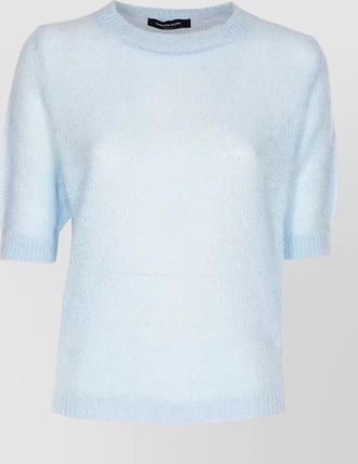 Fabiana Filippi knitwear top short sleeves crew neck sparkle