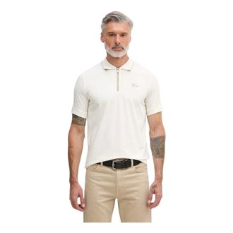 Karl Lagerfeld Tops, Heren, Wit, L, Katoen, Polo Shirt