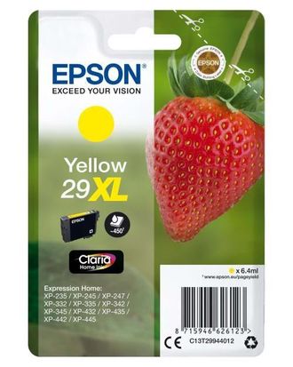 Epson Strawberry C13t29944022 Cartucho De Tinta 1 Pieza(s) Original Alto Rendimiento (xl) Amarillo