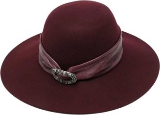 Ermanno Scervino Cappello a tesa larga - - Accessories - Donna - Rosso - M