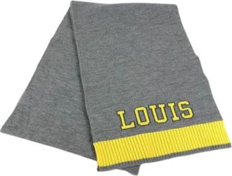 Louis Vuitton Pre-owned Scarves, unisex, Gray, Size: ONE SIZE Pre-owned Wool scarves