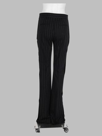 Sportmax Slim Flare Virgin Wool Trousers - Black
