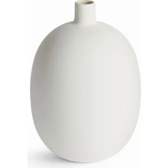 Napa Home & Garden Barclay Butera Sandbar Vase Small - White/Taupe Stoneware at Nordstrom