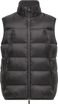 Moncler Moncler Reticone Down Vest, Men, Black, Size: 1