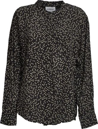 Isabel Marant Isabel Marant, Shirts, female, Black, Size: XS Fluid Crepe Blouse