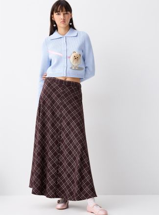 House of Sunny Womens Pom Pom Tripper Cardigan Sweater