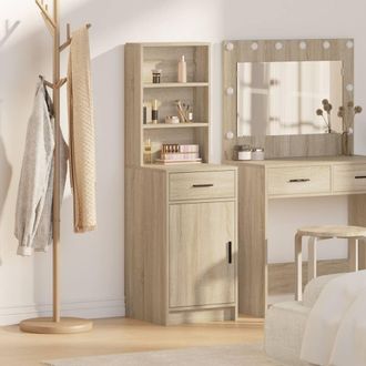 Berkfield Home Highboard Sonoma Oak 40x41x135 cm Engineered Wood in Brown | Size: 40 x 41 x 135 cm