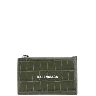 Balenciaga Portacarte Pre-owned - - Pre-owned - Uomo - Verde - ONE SIZE