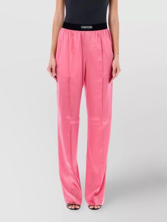 Tom Ford silk wide-leg trousers