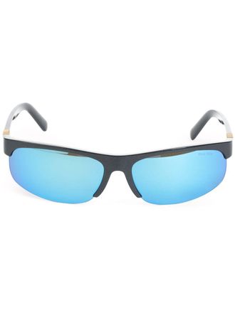 Miu Miu Eyewear Runway zonnebril met getinte glazen - Zwart