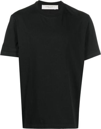 Golden Goose Golden Collection Distressed T-Shirt - Heren - T-shirts - Zwart - M - Katoen - Tops