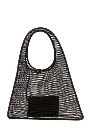 Alaia Womens Dark Brown Mesh One Piece Shopping Bag Brunfonce Borse A Mano