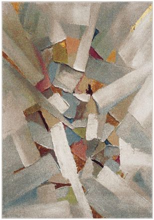 Safavieh Alfombra polipropileno gris/multicolore 122 x 183 cm