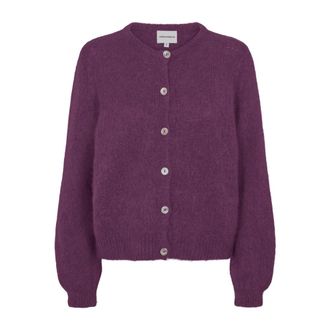 Americandreams Americandreams, Truien & Vesten, Dames, Paars, L, Wol, Susan Alpaca Vest