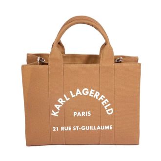 Karl Lagerfeld K/Rsg Square Medium Tote - female - Karl Lagerfeld - Shopping Bags - Brown - ONE SIZE - Bags