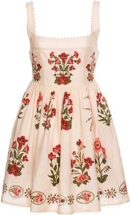 Agua Bendita Barbara Canna Mini Dress in Multi at Nordstrom, Size Small