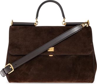 Dolce & Gabbana Handtas My Sicily - Dames - Handtassen - Bruin - ONE Size - Leer - Tassen