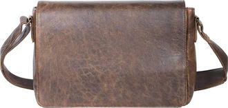 Scully Unisex Lambskin Arosquadron Laptop Messenger Bag In Walnut
