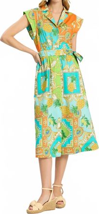 Tyler B&ouml;e Paige Midi Shirtdress In Positano Multi