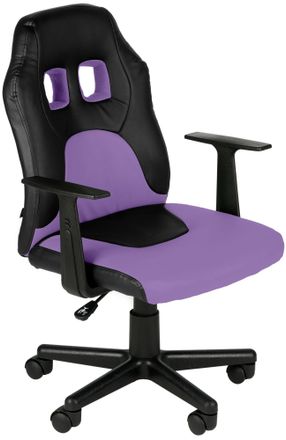 Clp Silla De Escritorio Divertida Para Ni&ntilde;os Negro/lila