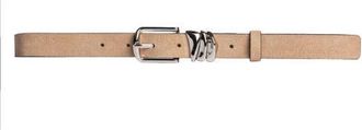 Black Suede Studio Boyfriend Belt in Sand at Nordstrom, Size Medium