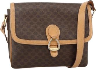 Celine Pre-owned Vintage Schoudertas - Dames - Vintage Schoudertas - Bruin - ONE Size - Leer - Vintage