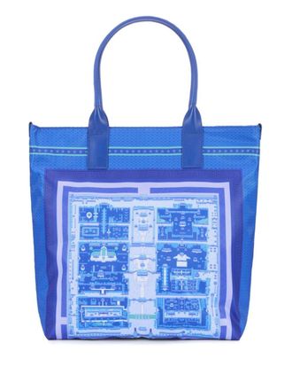 Shanghai Tang Double Happines shopper - Blauw