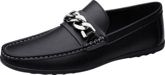 Generic Mens Casual Shoes for Spring and Autumn Wear Soft On Shoes Lightweight for Driving Mens Casual Shoes Men Casual Shoes Wide (Black, 6.5)