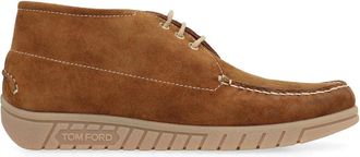 Tom Ford Boots - Heren - Veterlaarzen - Bruin - 41 1/2 EU - Schoenen
