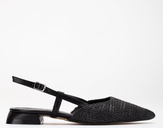 Prologue Riley Geweven Slingback Platte Schoenen