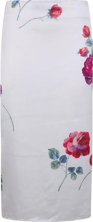 N&deg;21 Canvas Midi Skirt