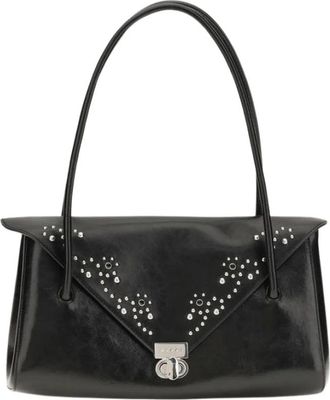 Marni Borsa a Spalla Milanetto Borchiata - - Bags - Donna - Nero - ONE SIZE