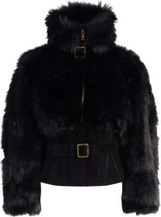 Elisabetta Franchi Giubbotto - Dames - Jassen - Zwart - M - Jassen