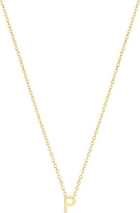 Set & Stones Cheyenne Initial Necklace in P at Nordstrom