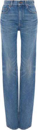 Chlo&eacute; Straight Jeans in Denim - Dames - Regular Fit Jeans - Blauw - W27 - Denim - Jeans
