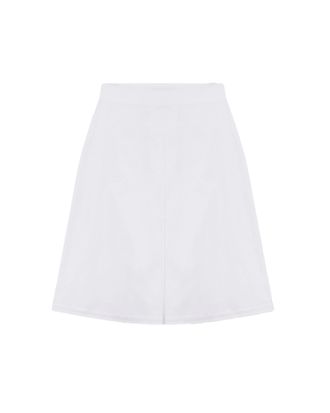 Alpha Studio White Poplin Skirt