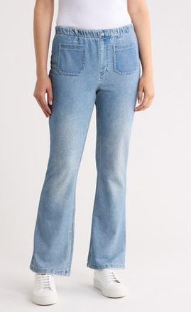 ECRU Patch Pocket Flare Jeans in Indigo Wash at Nordstrom Rack, Size X-Large
