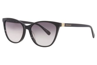 Longchamp Womens 57mm Black Sunglasses