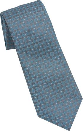 DKNY Geometric Tie in Aqua at Nordstrom Rack