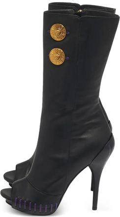 Versace Stivali Medusa - Nero