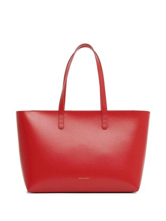 Mansur Gavriel small Zip tote bag - women - Caviar Leather - One Size - Red