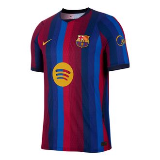 Nike x F.C. Barcelona 2026/27 Match Home Aero-FIT Authentic T-Shirt Deep Garnet Blue Void Mineral Yellow II2709-683