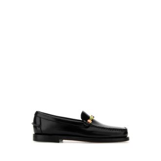 Sebago Loafers, female, Black, Size: 7 1/2 US Frank Moccasin